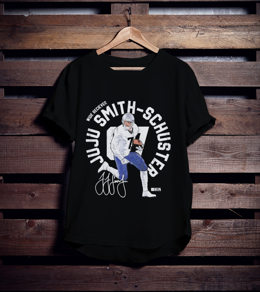 Wide Receiver Juju Smith-Schuster New England Patriots NFLPA Graphic 07 T-Shirt