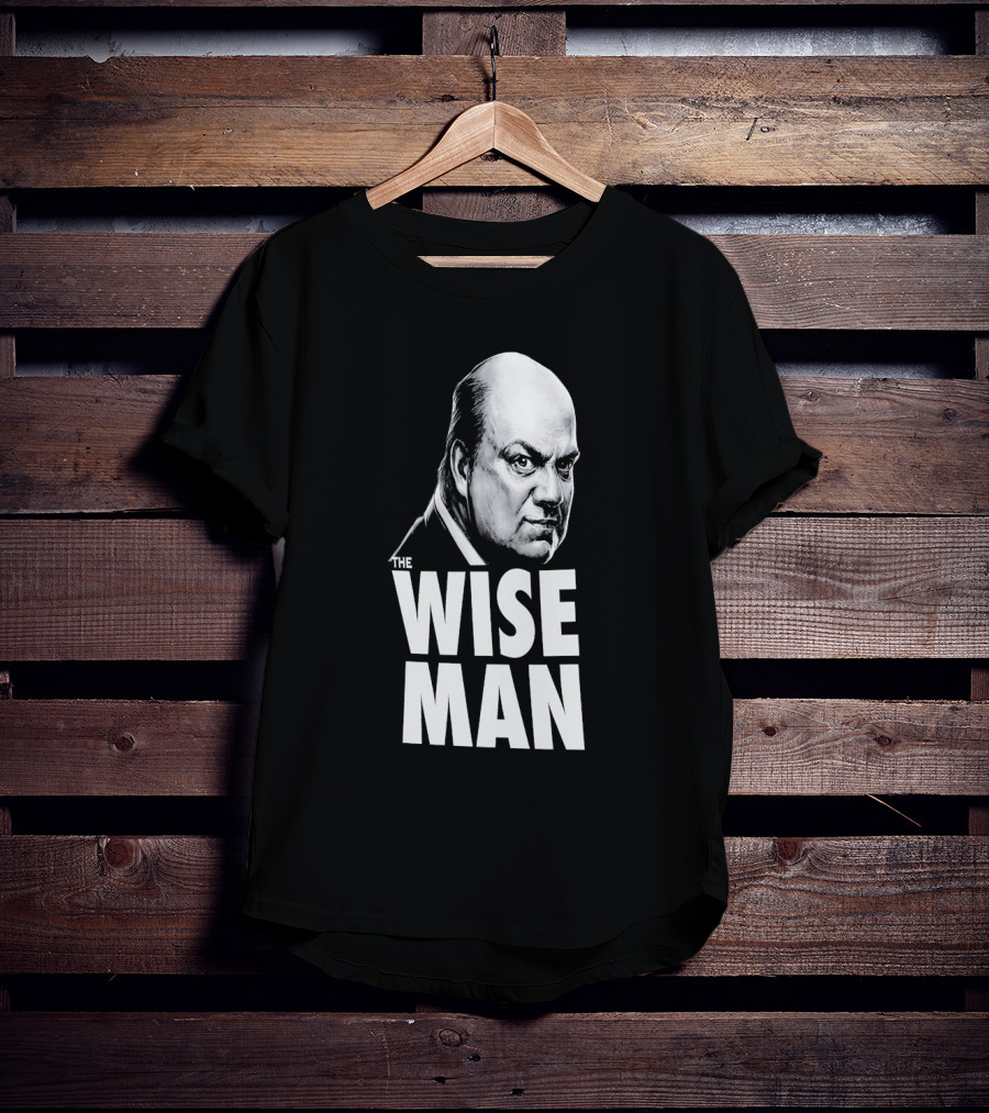 Paul Heyman The Wise Man Portrait WWE Acknowledgment T-Shirt
