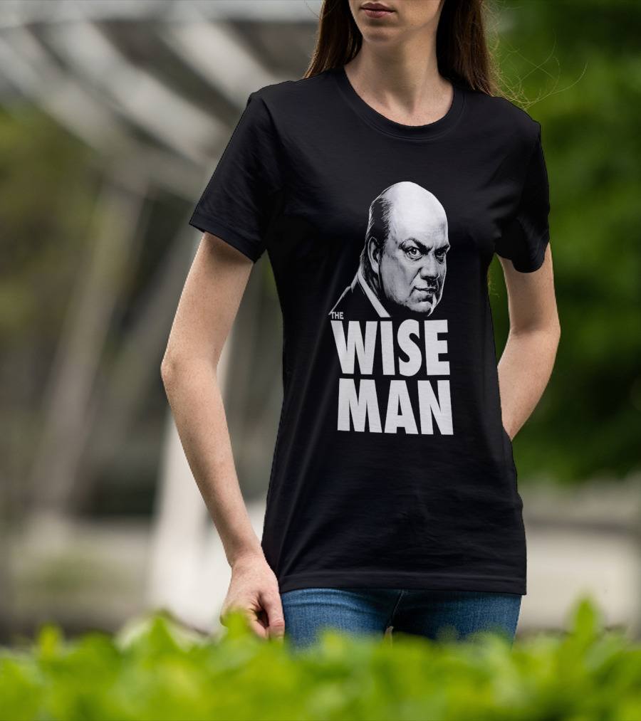 Paul Heyman The Wise Man Portrait WWE Acknowledgment T-Shirt