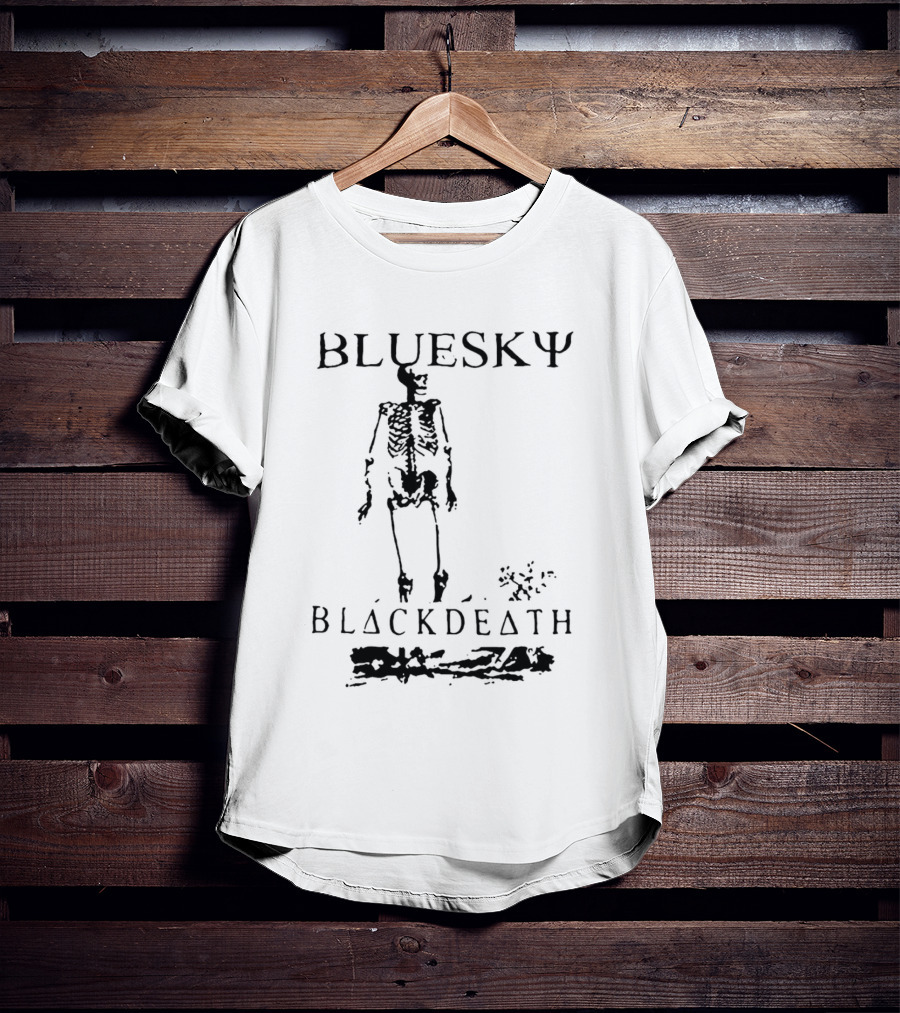 BLUESKY BLACKDEATH Skeleton T-Shirt