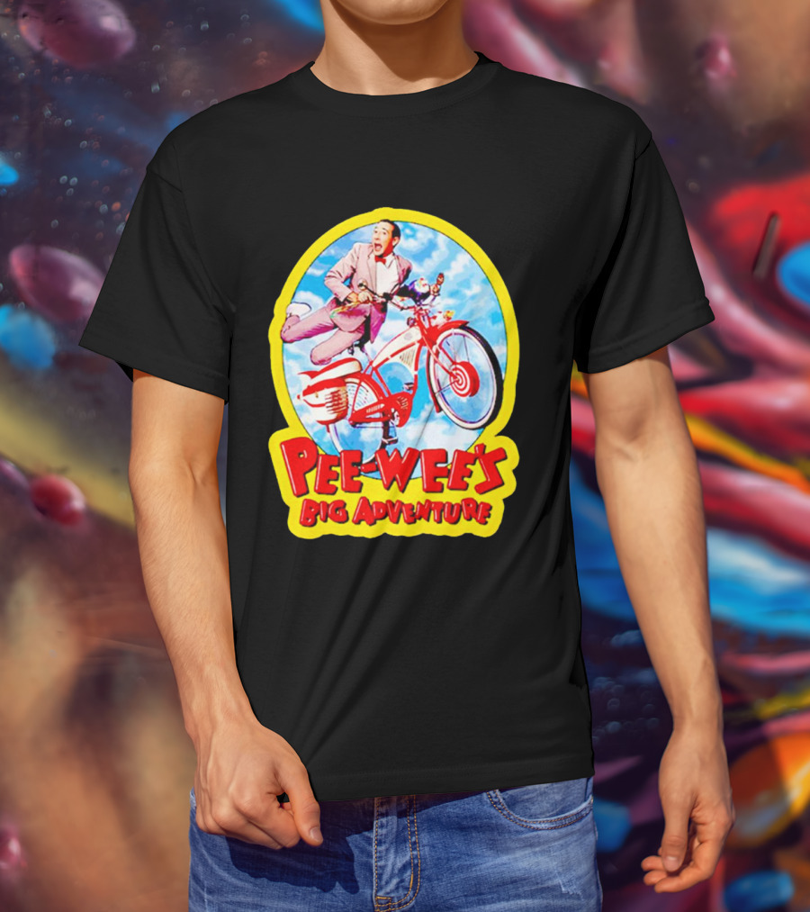 Pee Wee's Big Adventure Comedy Large Marge Bike Scene T-Shirt