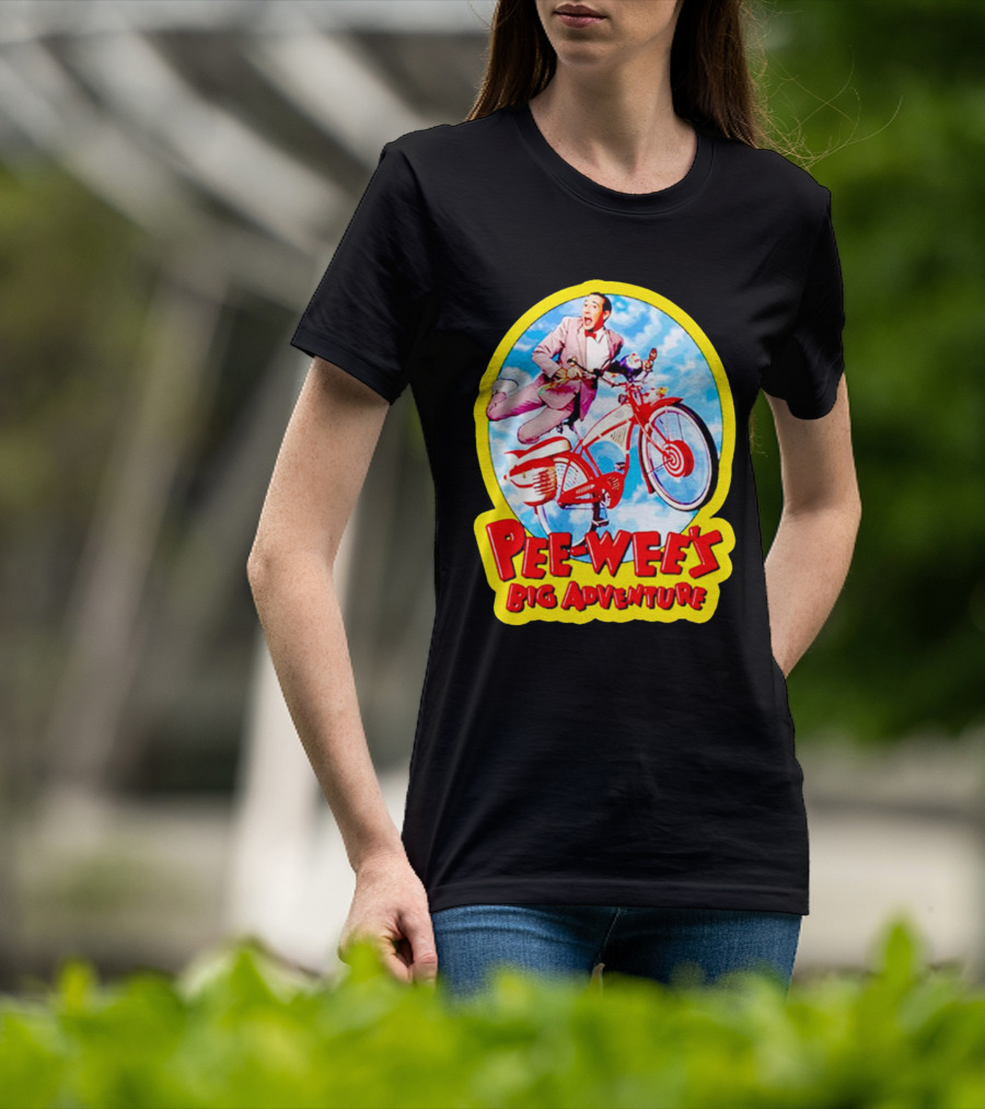 Pee Wee's Big Adventure Comedy Large Marge Bike Scene T-Shirt