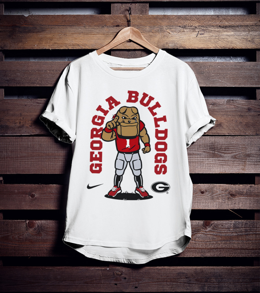 Georgia Bulldogs Mascot Athletic Bulldog T-Shirt