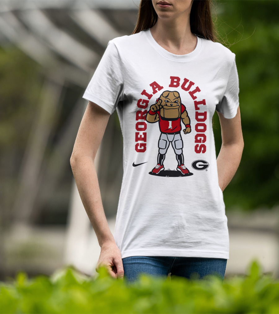 Georgia Bulldogs Mascot Athletic Bulldog T-Shirt