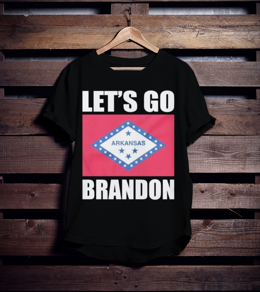 Let's Go Brandon Arkansas Flag T-Shirt