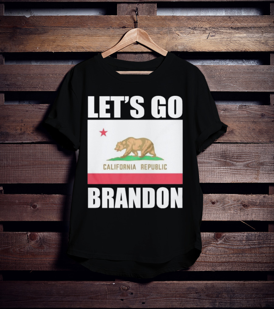 Let’s Go Brandon California Republic Flag T-Shirt