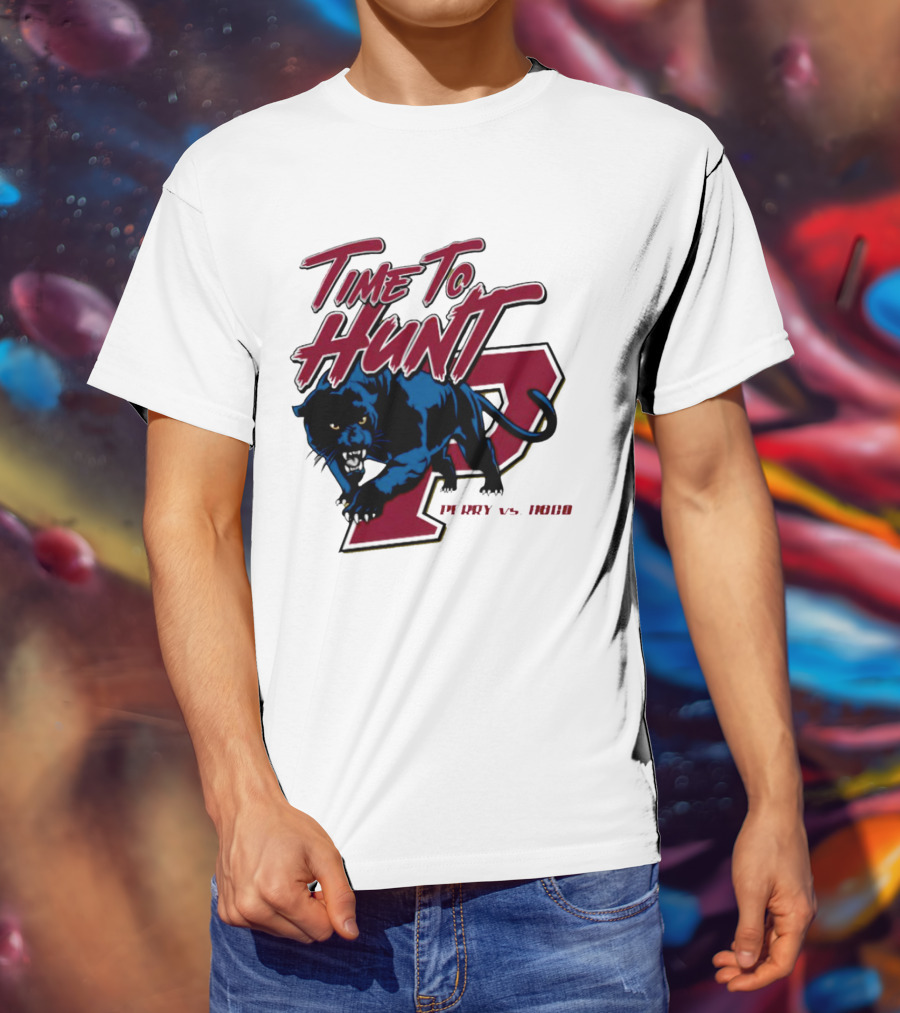 Time To Hunt Perry Vs. Hoco Panther Gold Out T-Shirt