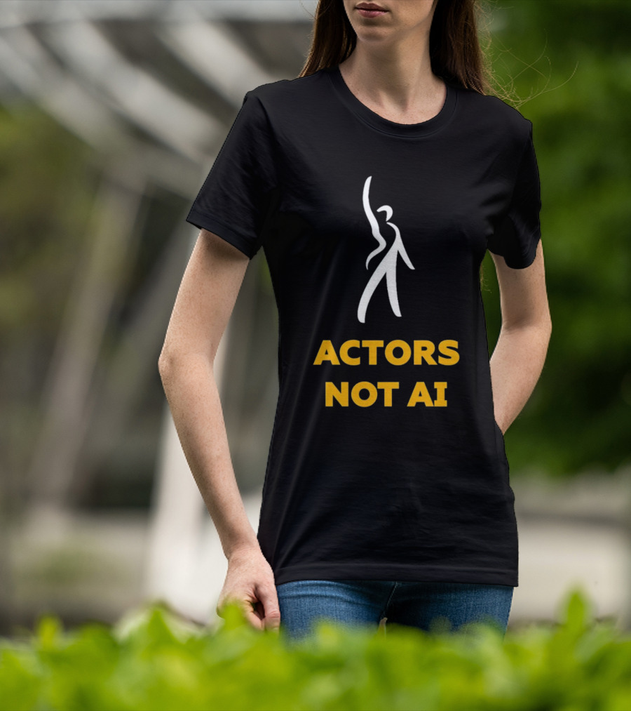 Actors Not AI Striking Pose T-Shirt