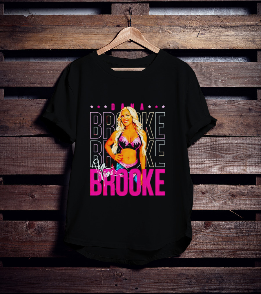 Dana Brooke Signature Name Repeat T-Shirt