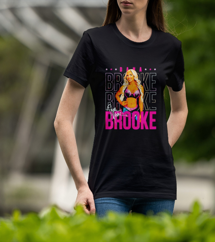 Dana Brooke Signature Name Repeat T-Shirt