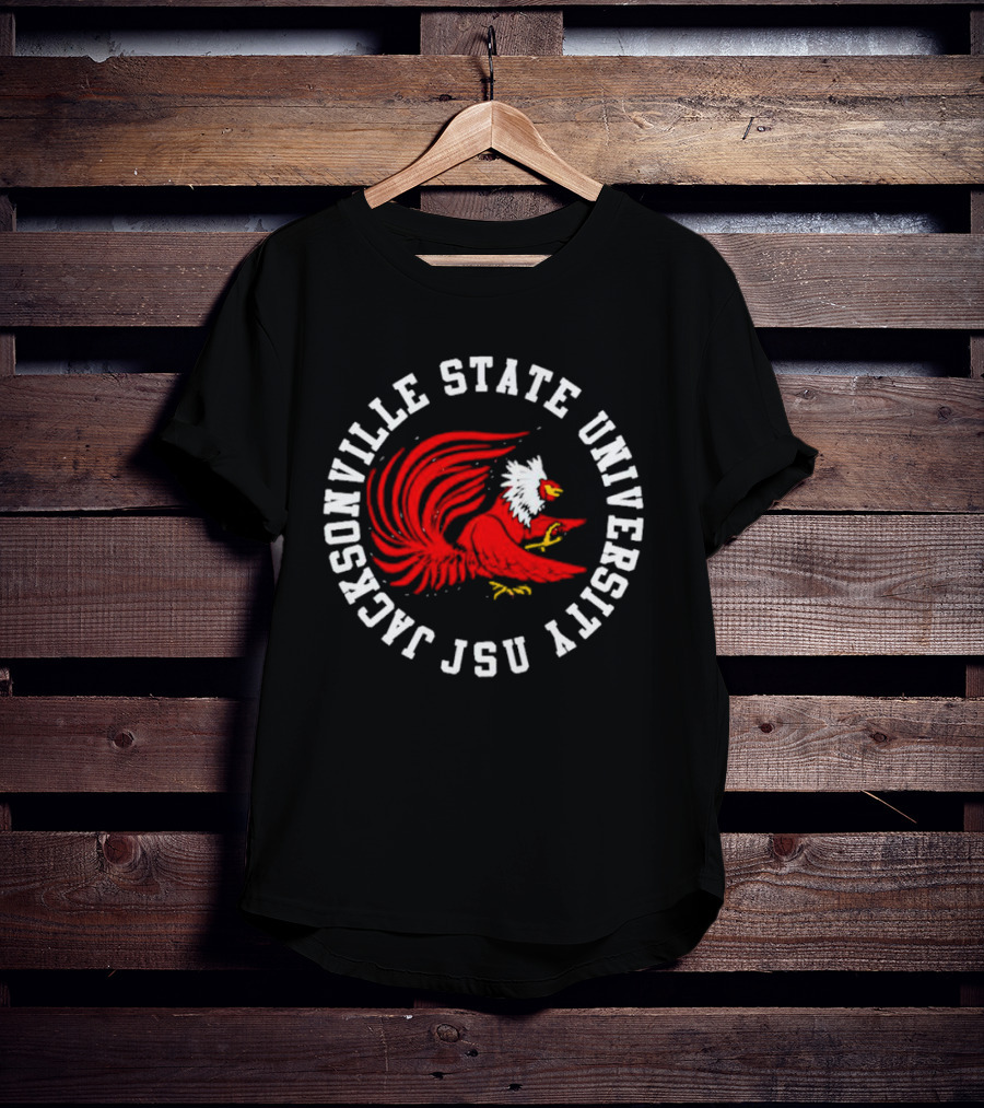 Jacksonville State University JSU Gamecocks Rooster Logo Alabama T-Shirt