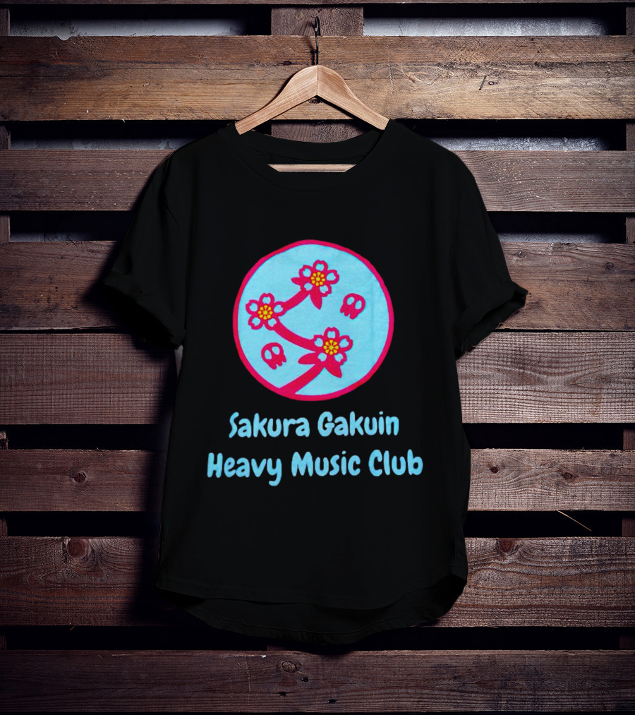 Sakura Gakuin Heavy Music Club Cherry Blossom Skulls T-Shirt