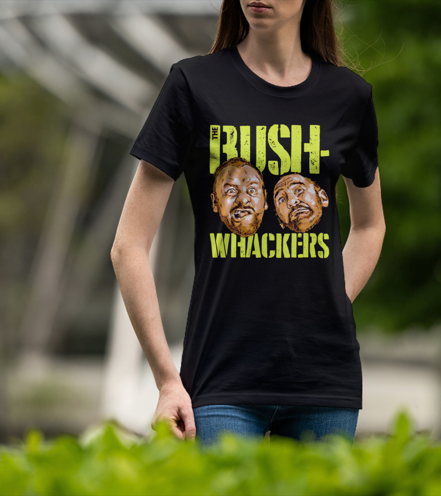 The Bushwhackers Wrestling Legends Bold Retro Faces T-Shirt
