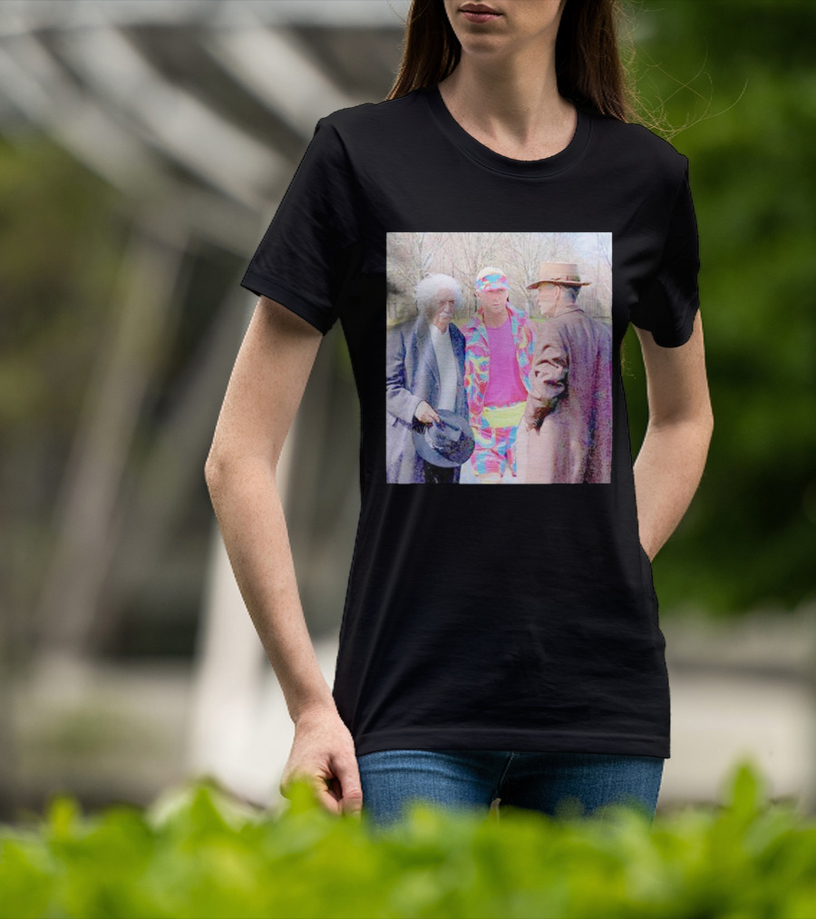 Albert Einstein Oppenheimer Ken Barbie Funny Barbenheimer Iconic Meeting T-Shirt
