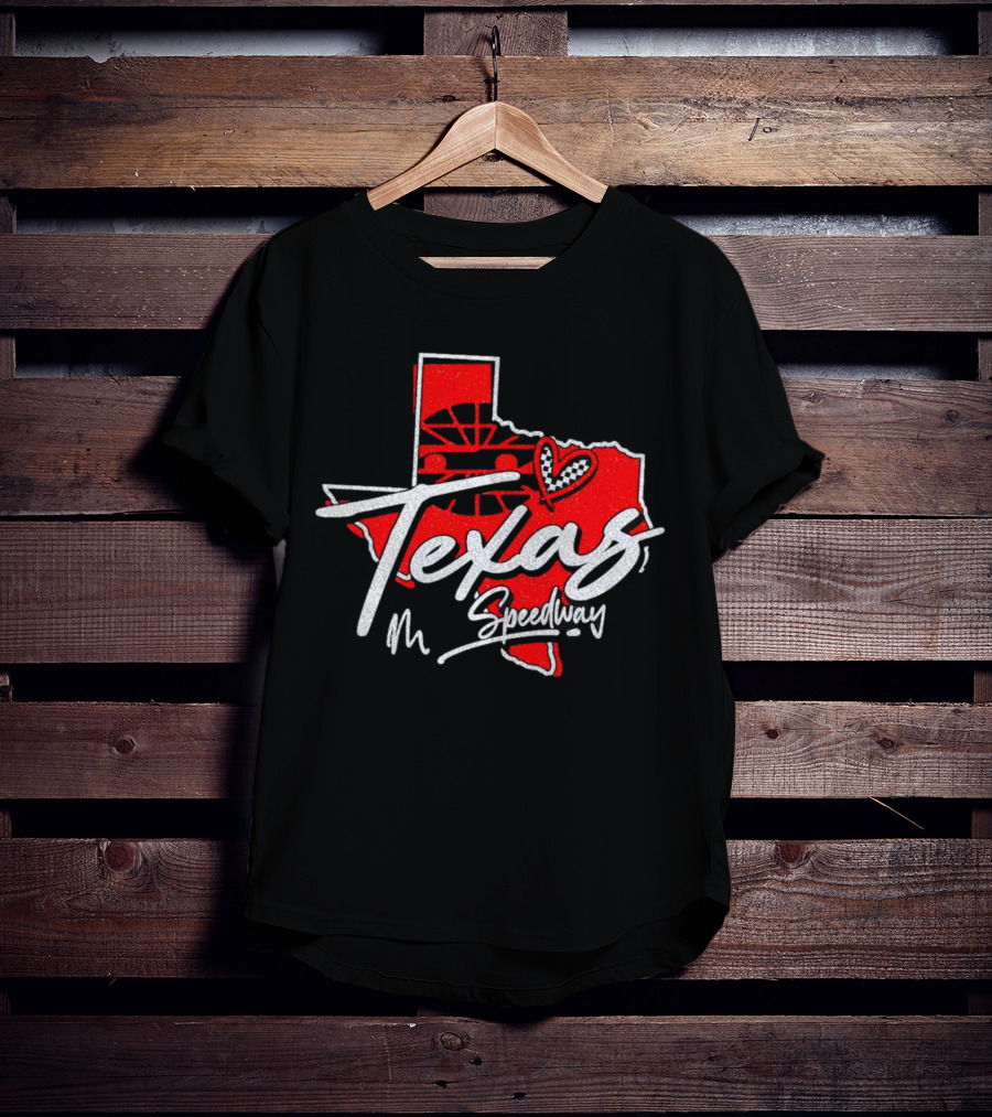 Texas Speedway Love Racing Heart T-Shirt