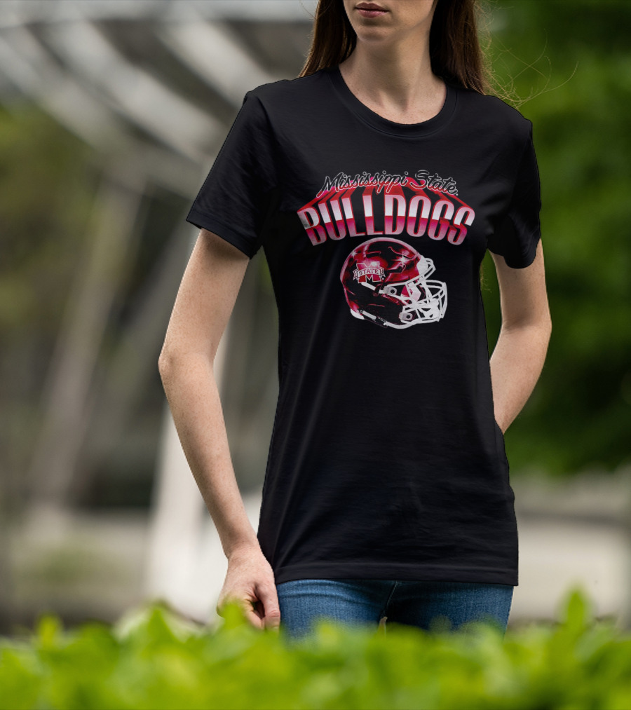 Mississippi State Bulldogs Helmet T-Shirt