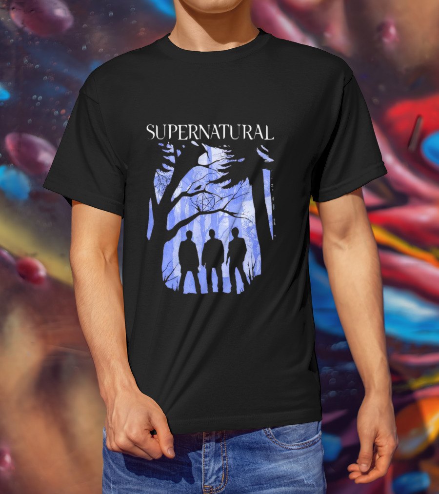Supernatural Forest Silhouettes Trio T-Shirt