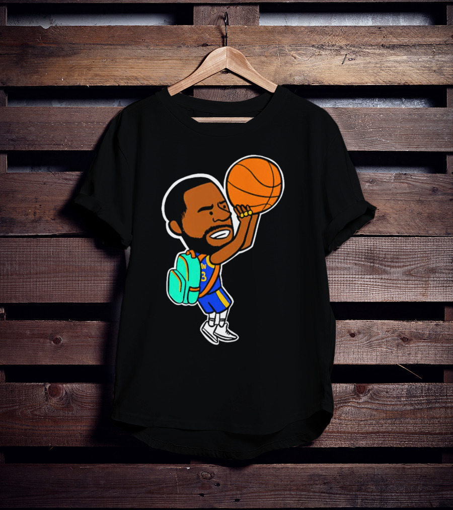 Dray Backpack Basketball Player Cartoon T-Shirt