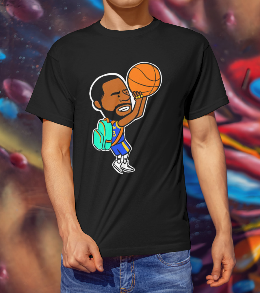 Dray Backpack Basketball Player Cartoon T-Shirt