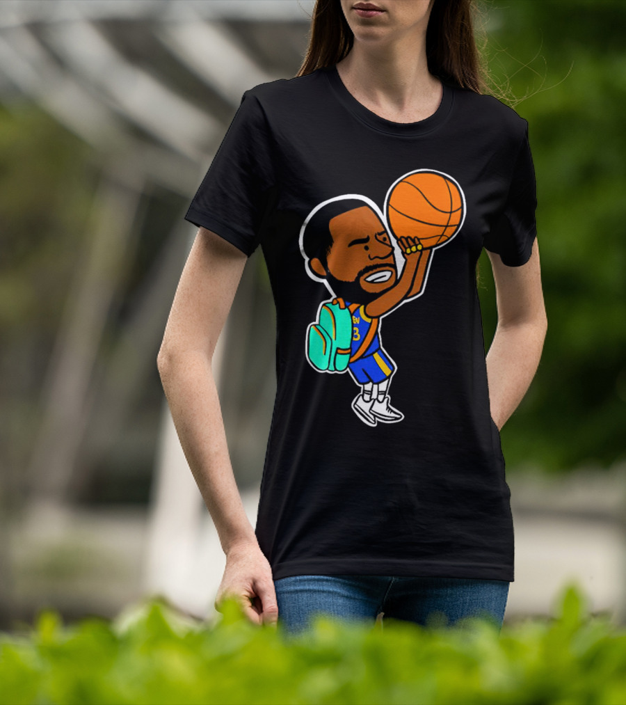 Dray Backpack Basketball Player Cartoon T-Shirt