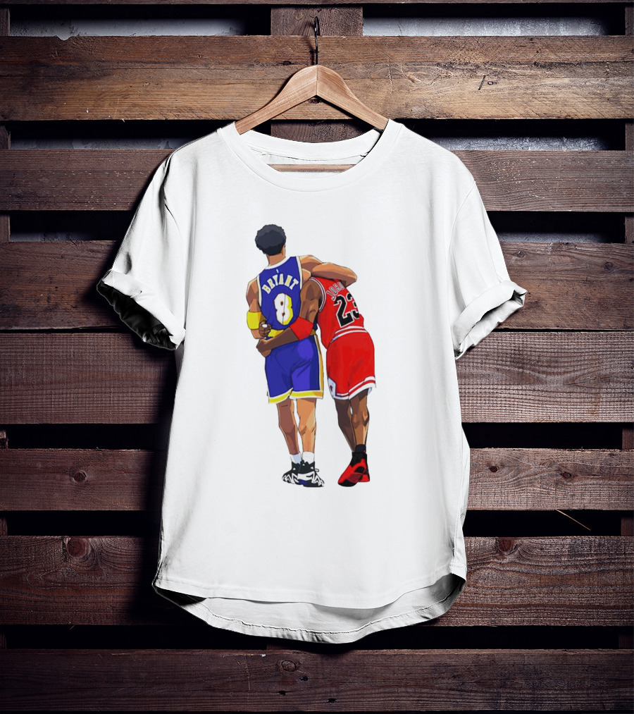 Kobe Bryant Michael Jordan Forever 8 23 Lakers Bulls T-Shirt
