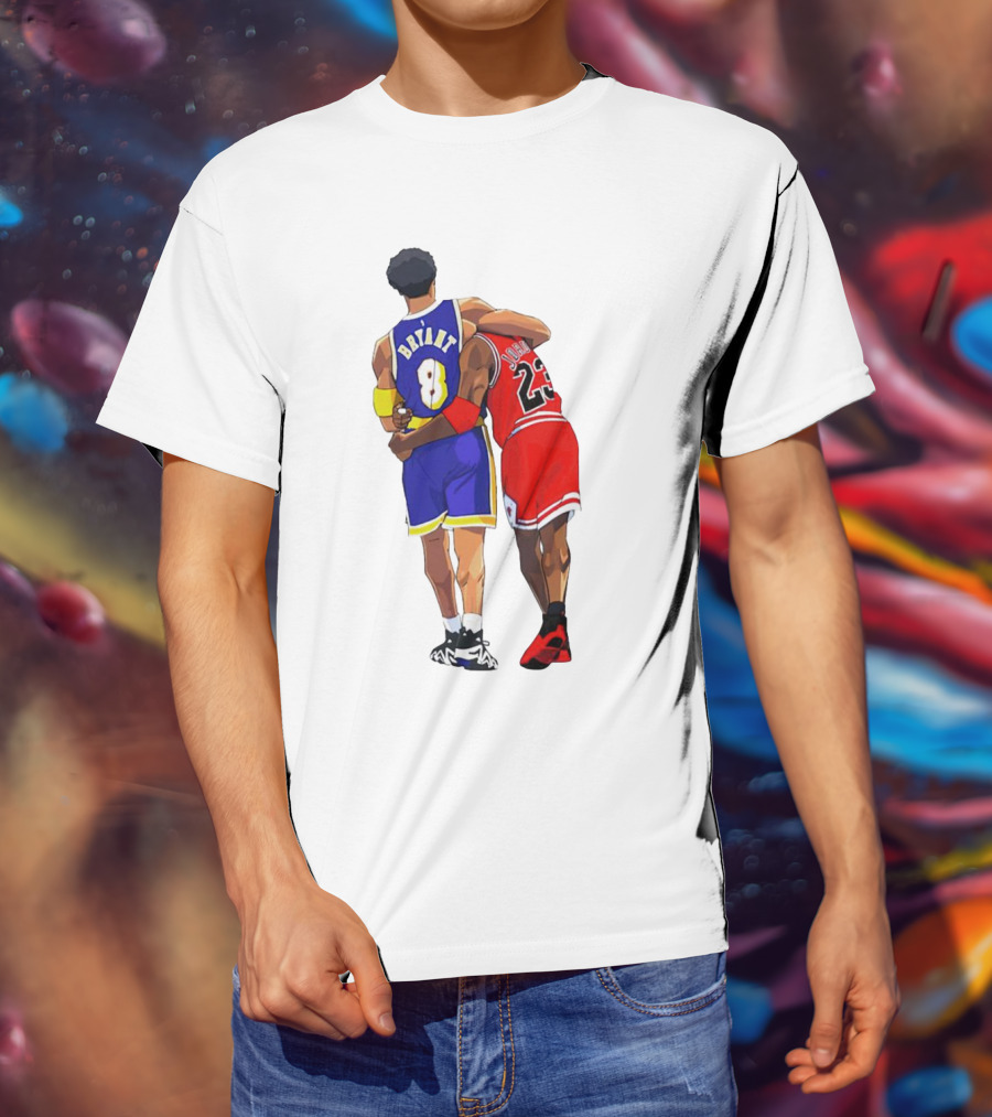 Kobe Bryant Michael Jordan Forever 8 23 Lakers Bulls T-Shirt