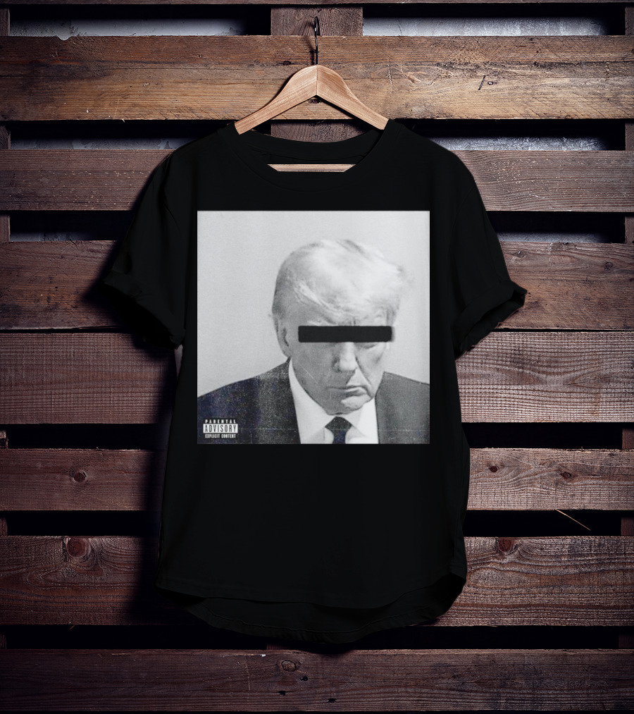Parental Advisory Explicit Content Black Bar Over Eyes T-Shirt