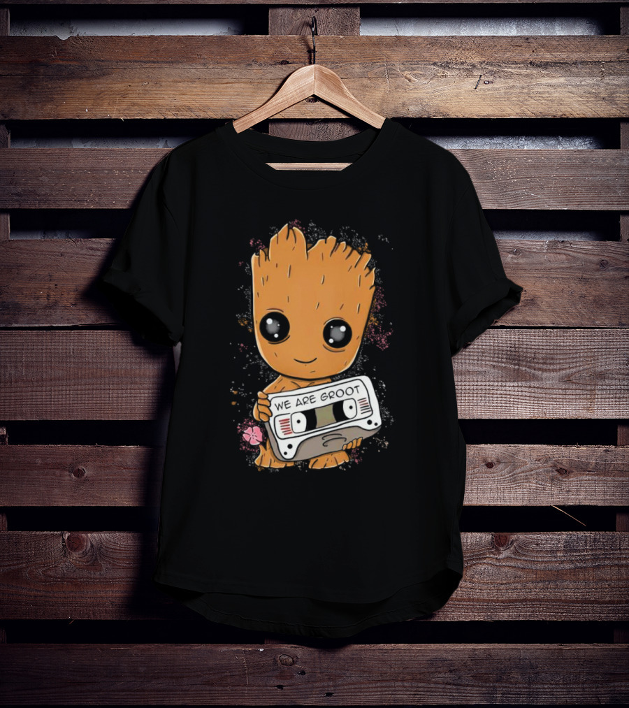 Cute We Are Groot Cassette Adorable T-Shirt