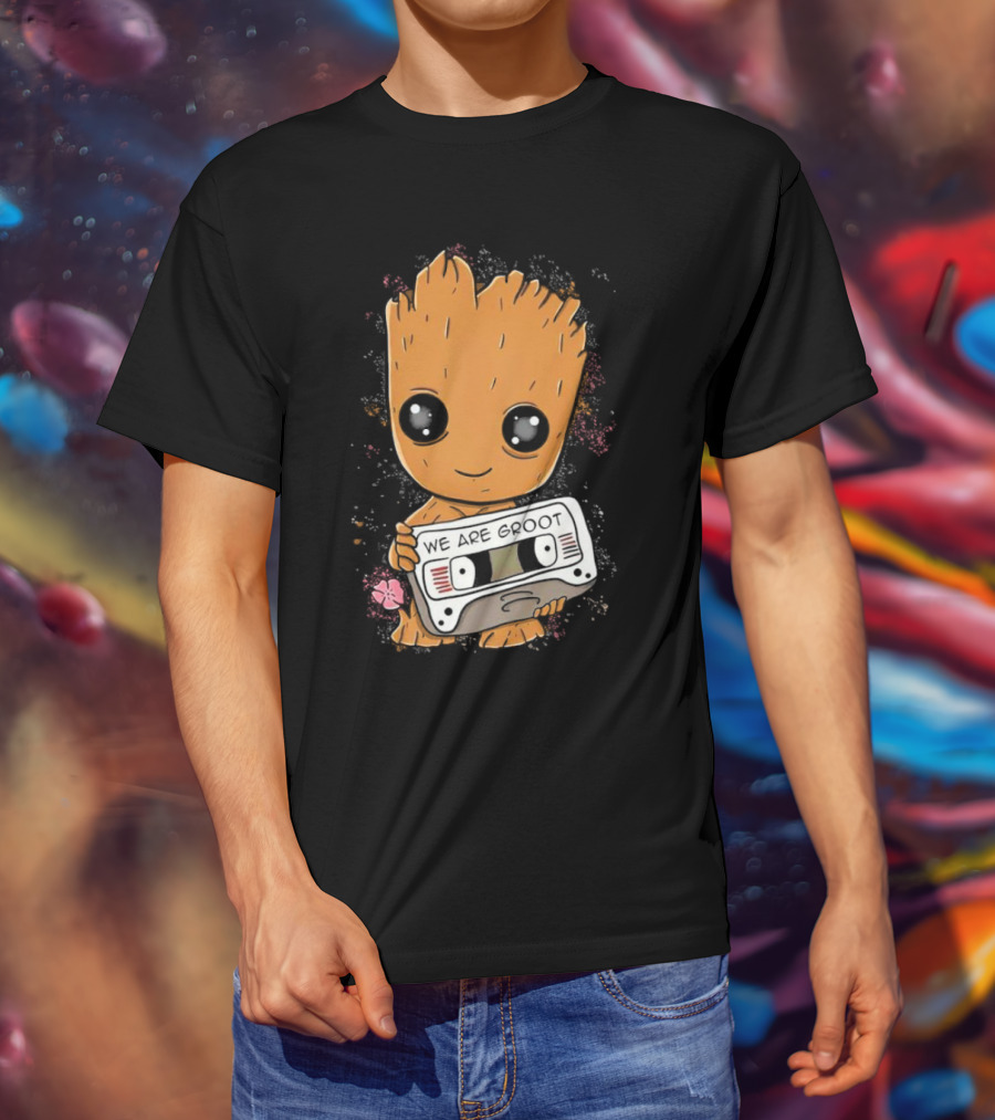 Cute We Are Groot Cassette Adorable T-Shirt