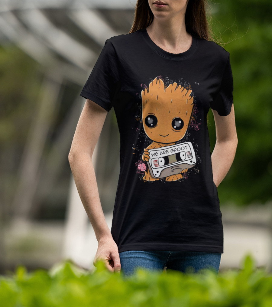 Cute We Are Groot Cassette Adorable T-Shirt