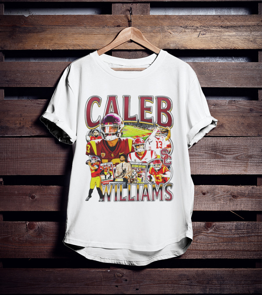 Caleb Williams USC Trojans Football Collage With SC T-Shirt