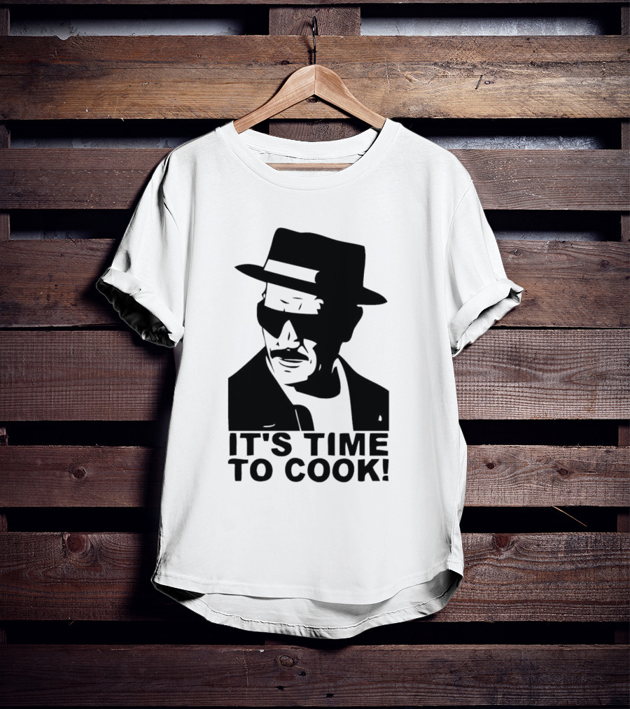 It's Time To Cook Heisenberg Silhouette Breaking Bad T-Shirt