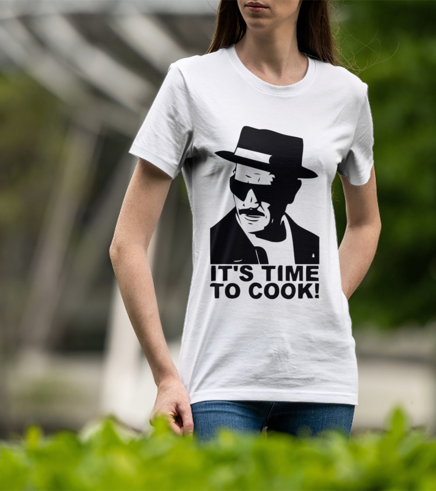 It's Time To Cook Heisenberg Silhouette Breaking Bad T-Shirt