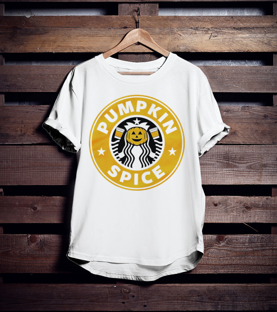 Starbucks Pumpkin Spice Halloween Pumpkinhead T-Shirt