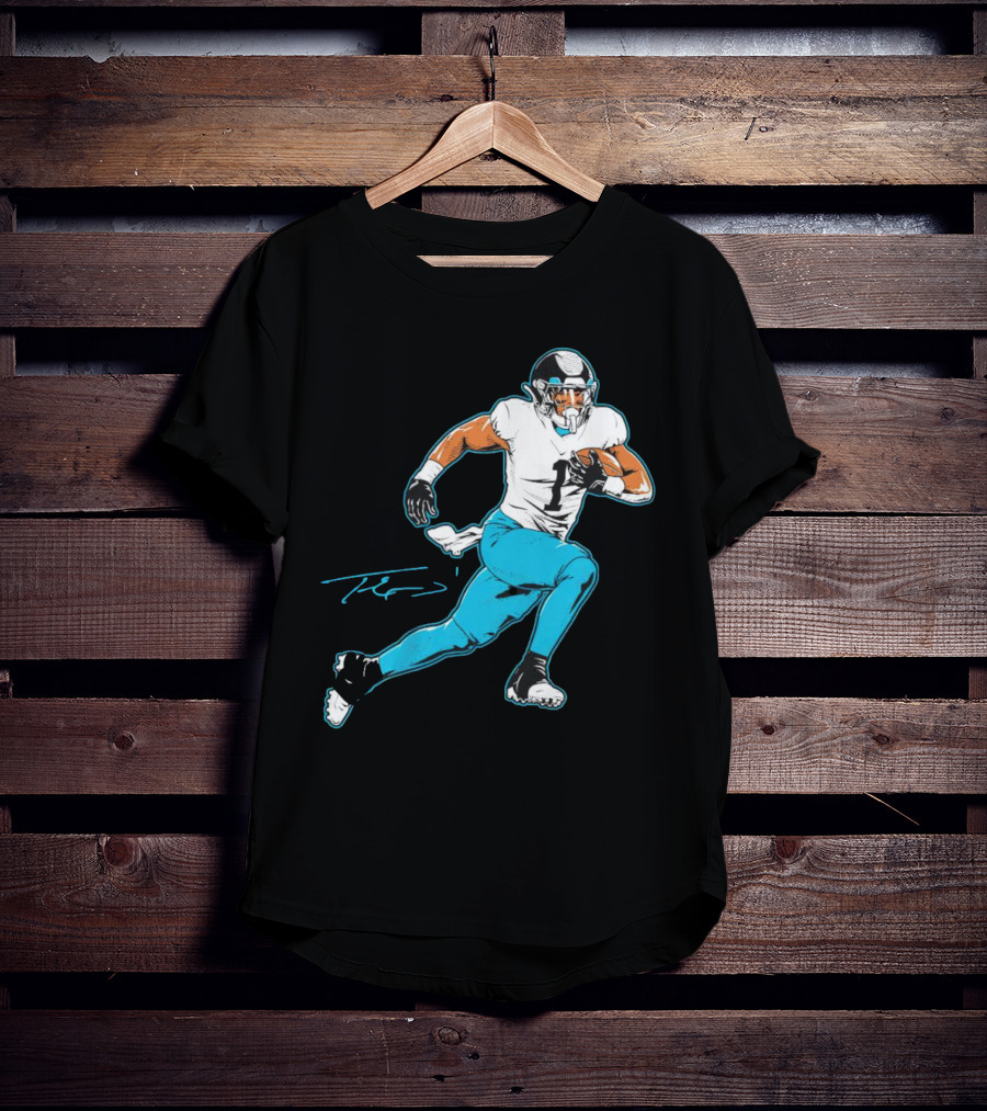 Travis Etienne Jacksonville Jaguars Signature Pose T-Shirt