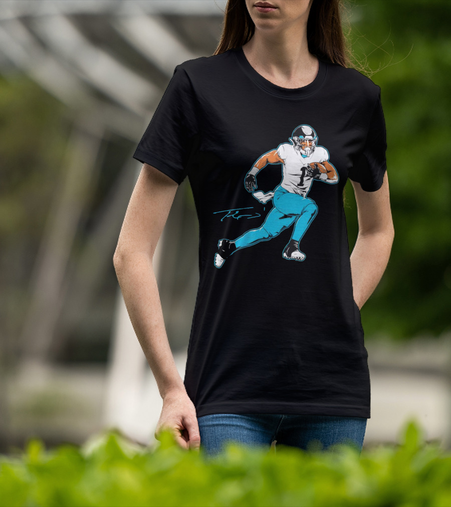 Travis Etienne Jacksonville Jaguars Signature Pose T-Shirt