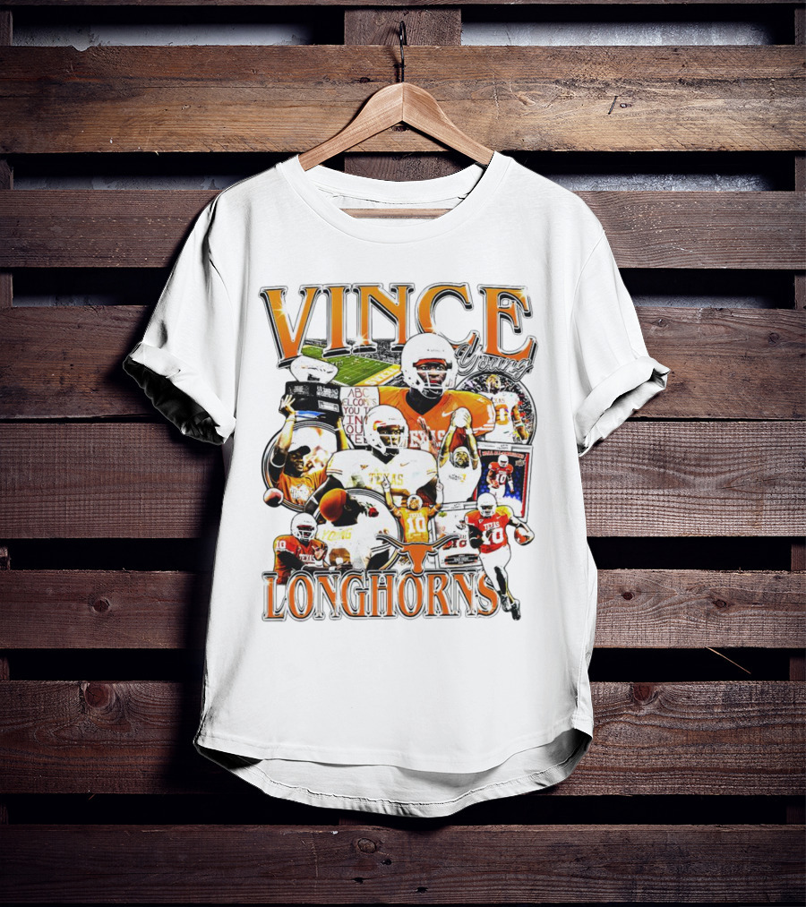 Vince Young Texas Longhorns Football Legends T-Shirt