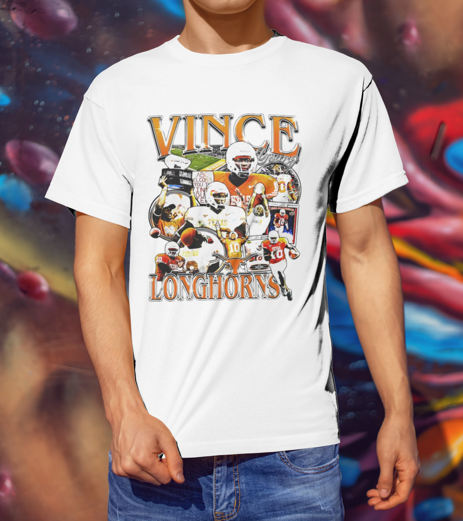 Vince Young Texas Longhorns Football Legends T-Shirt