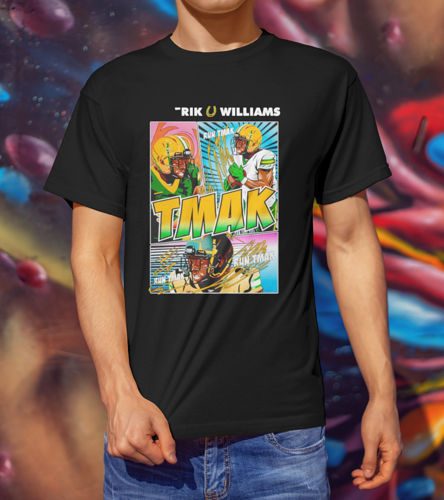 Tamerik Williams TMak Run Tmak North Dakota State Bison Football Comic T-Shirt