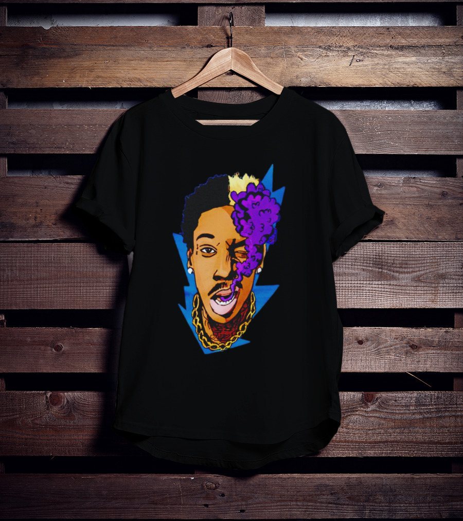 Wiz Khalifa Smoking Purple Cloud T-Shirt