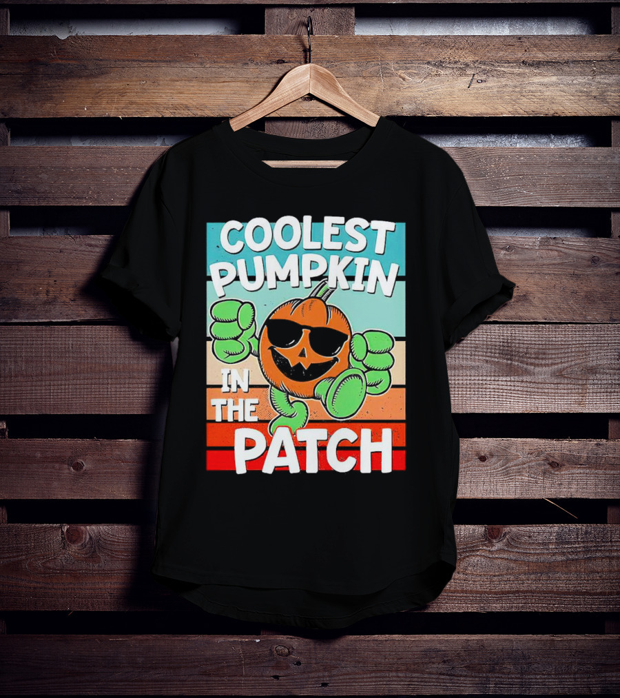 Coolest Pumpkin In The Patch Halloween T-Shirt