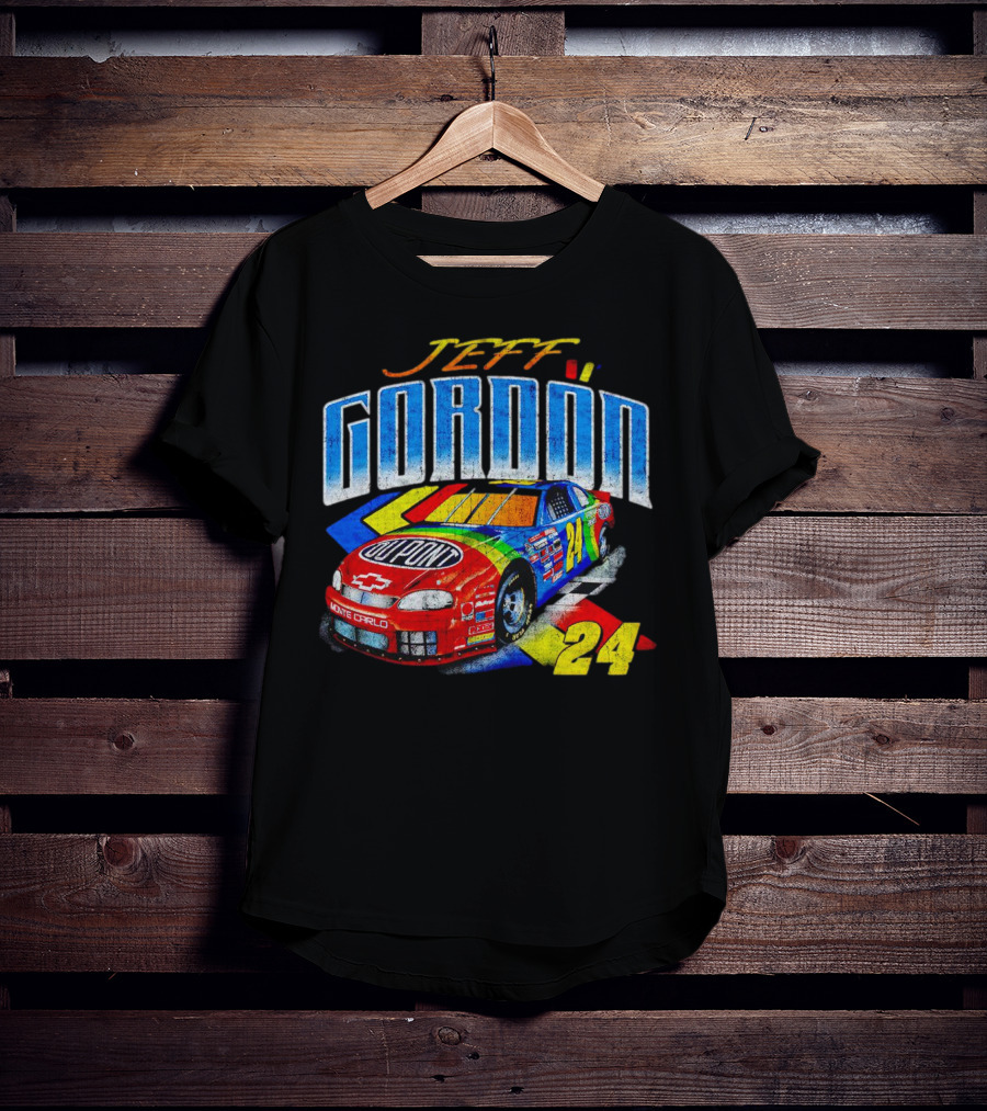 Jeff Gordon Dupont Monte Carlo NASCAR 24 Racing Car T-Shirt