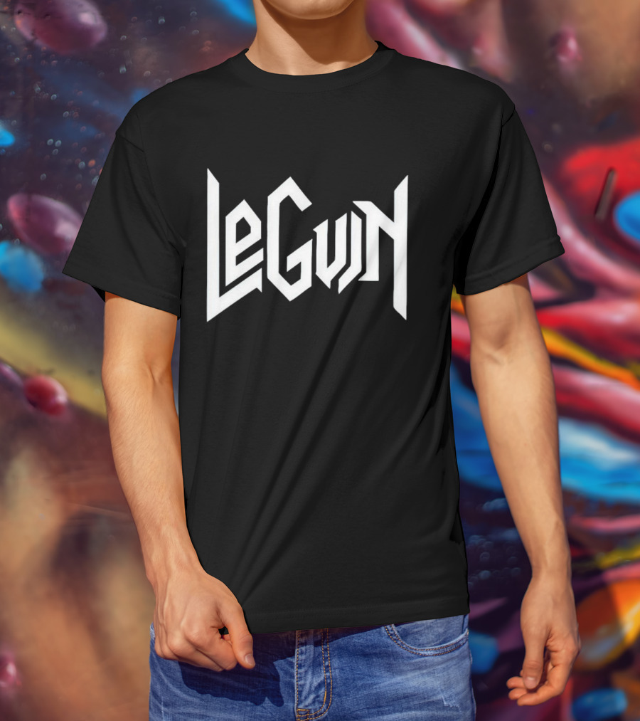 LeGuin Logo On Matt Bell T-Shirt