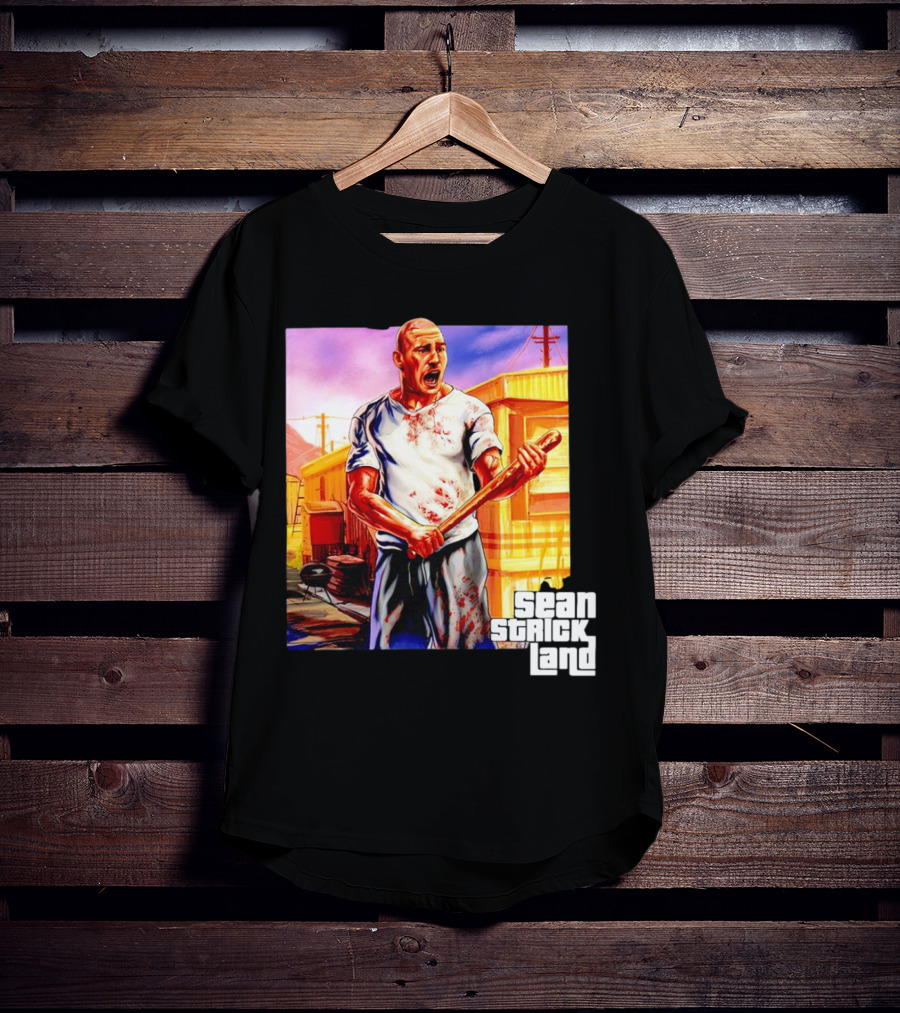Sean Strickland Full Violence Five Star Bloodied T-Shirt