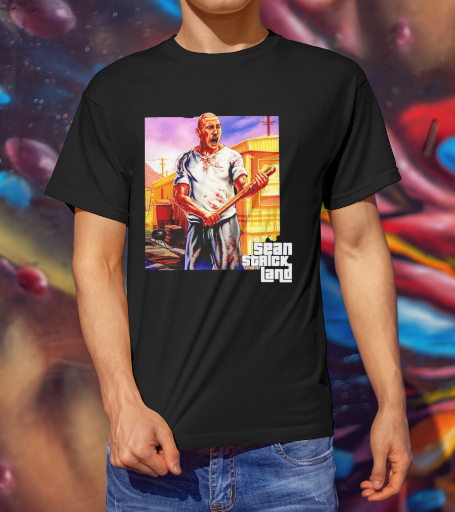 Sean Strickland Full Violence Five Star Bloodied T-Shirt
