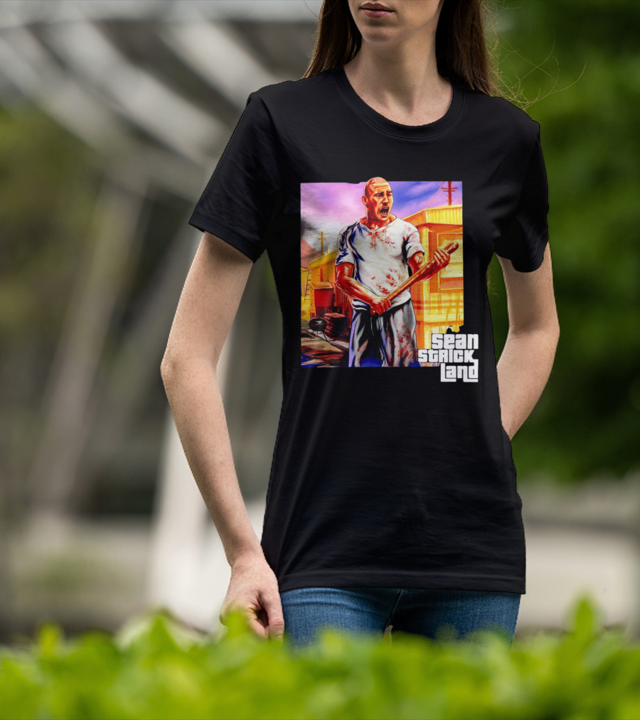 Sean Strickland Full Violence Five Star Bloodied T-Shirt