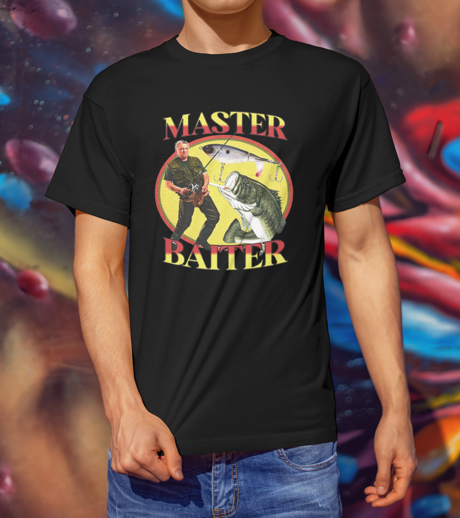 Master Baiter Fishing Humor Big Catch Lure T-Shirt