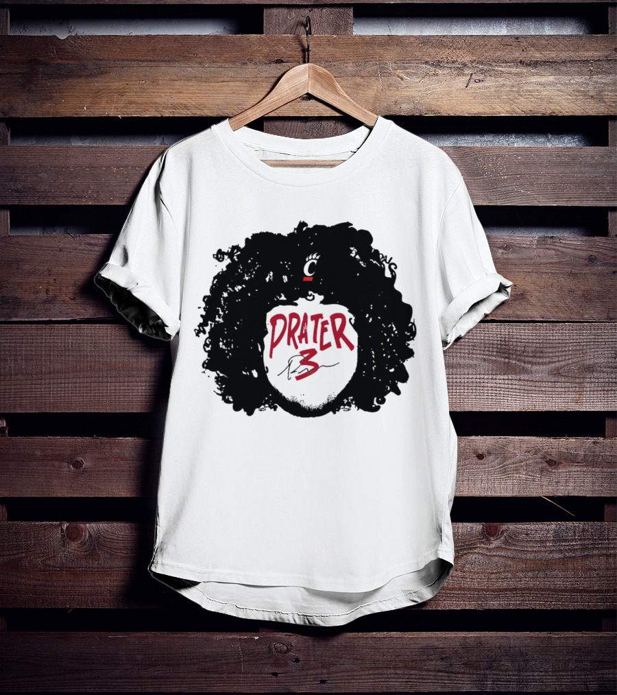 Prater 3 Hair Silhouette Cincinnati Bearcats Football T-Shirt