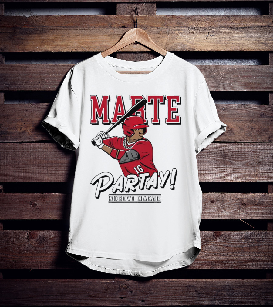 Marte Partay Noelvi Marte Cincinnati Reds Mlbpa T-Shirt