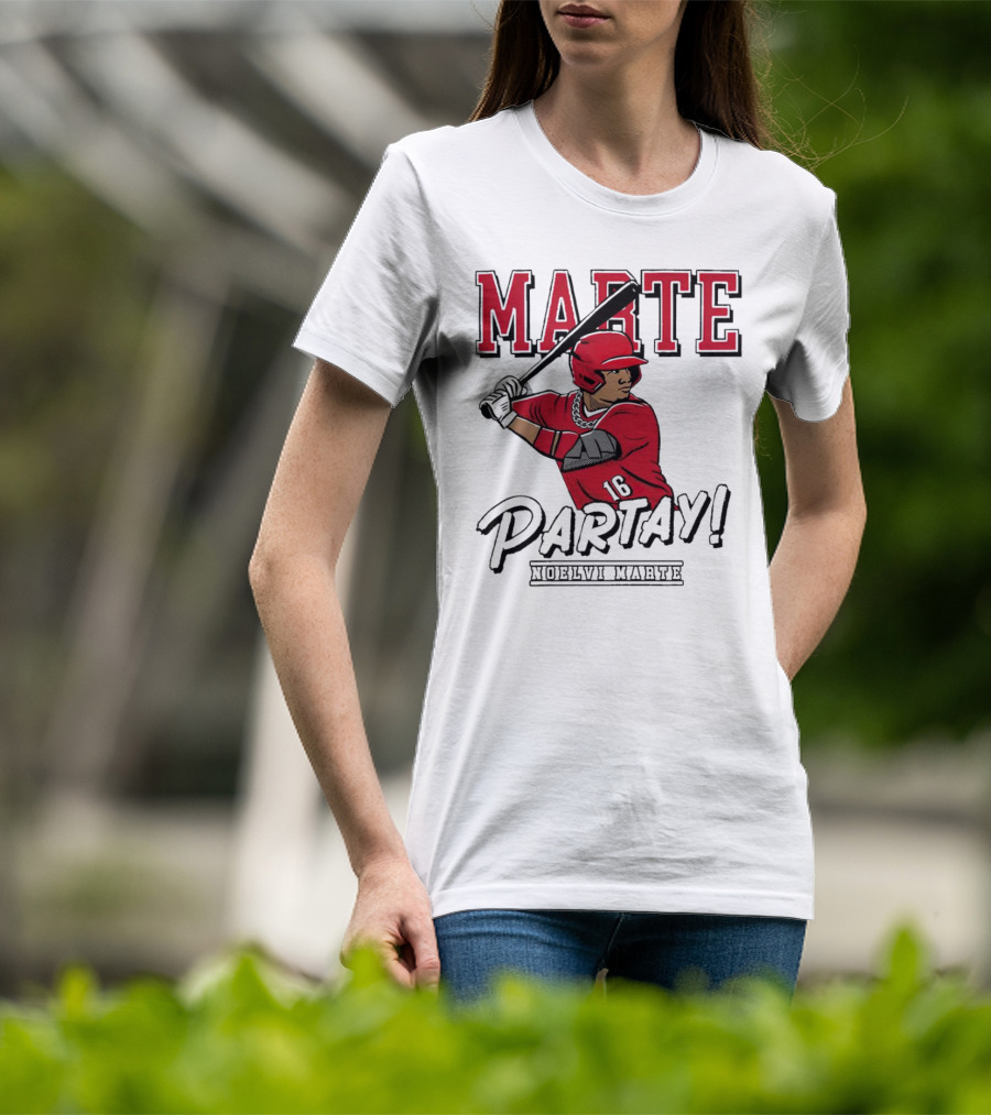 Marte Partay Noelvi Marte Cincinnati Reds Mlbpa T-Shirt